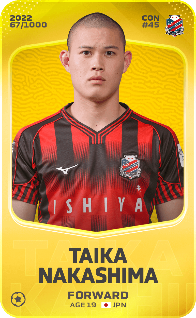 Taika Nakashima 2022-23 • Limited 67/1000