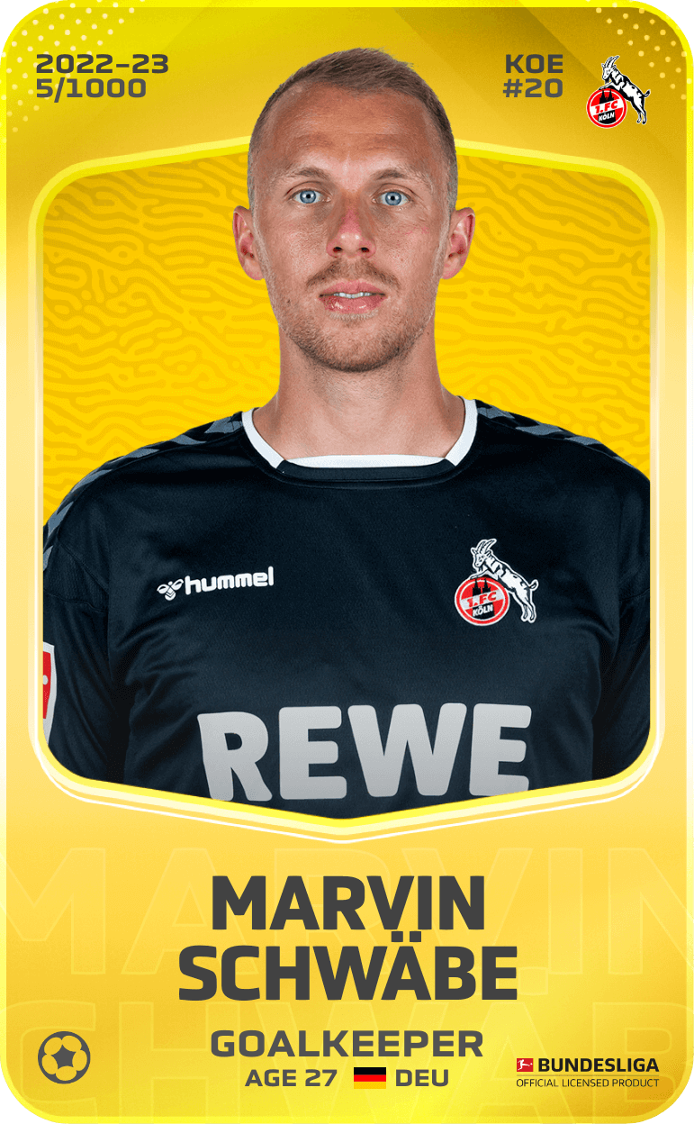 Marvin Schwäbe 2022-23 • Limited 5/1000