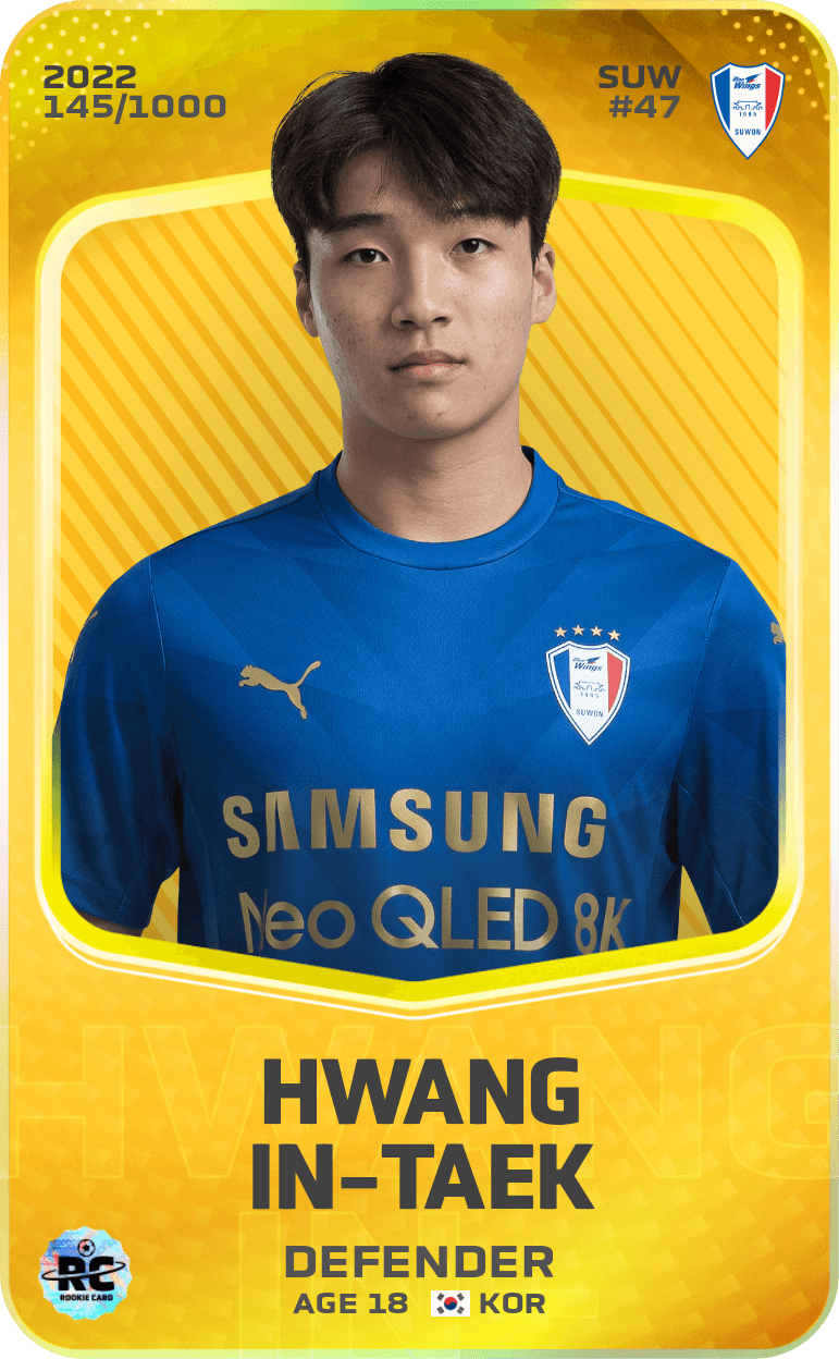 Hwang In-Taek 2022-23 • Limited 145/1000
