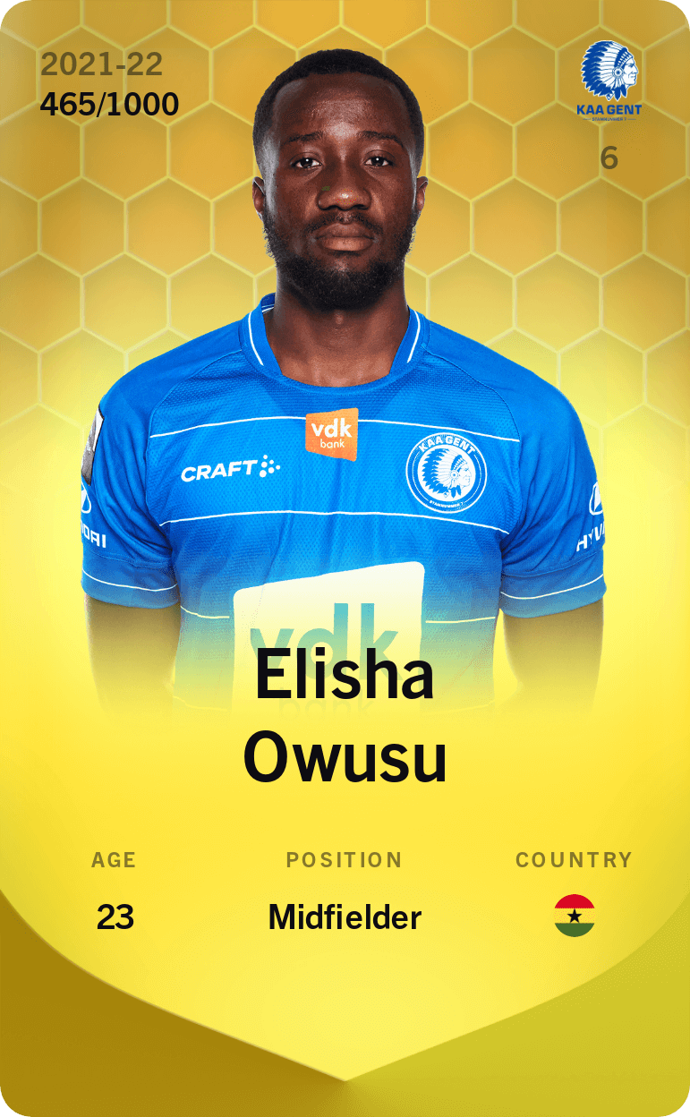 Elisha Owusu 2021-22 • Limited 465/1000
