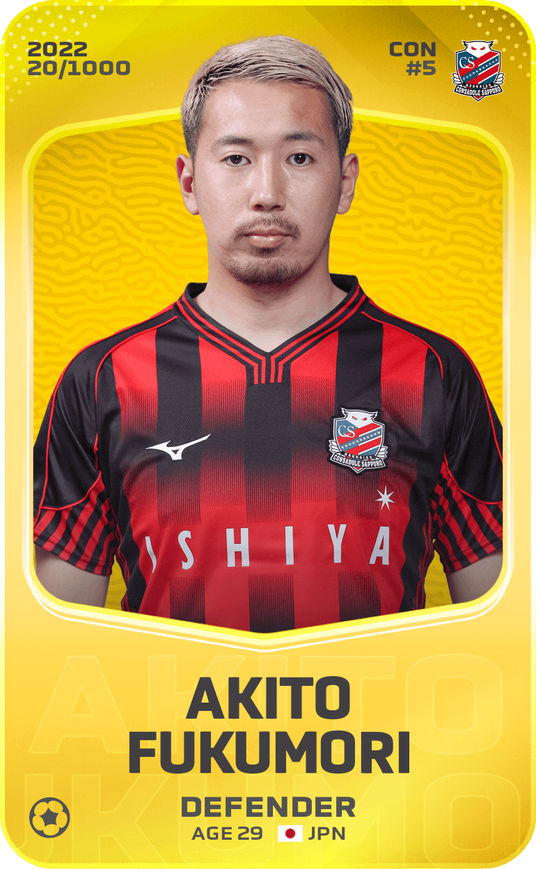 Akito Fukumori 2022-23 • Limited 20/1000