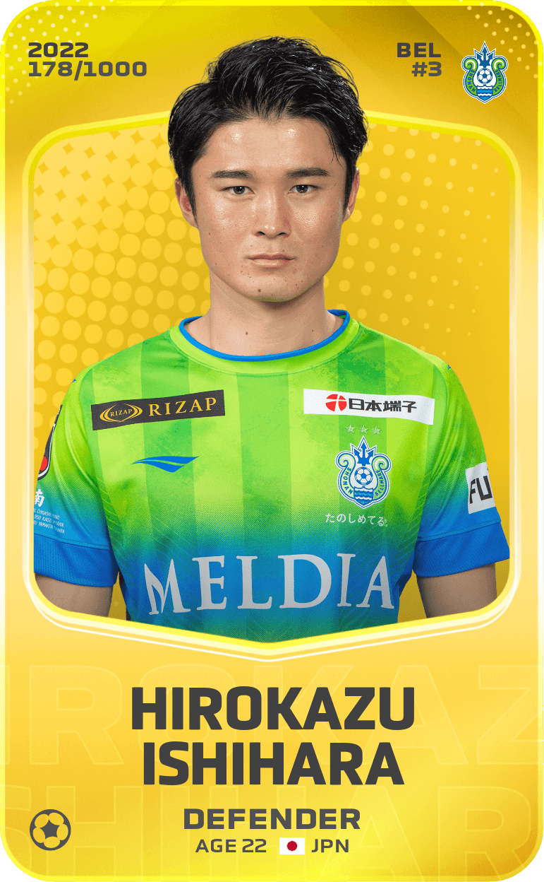 Hirokazu Ishihara 2022-23 • Limited 178/1000