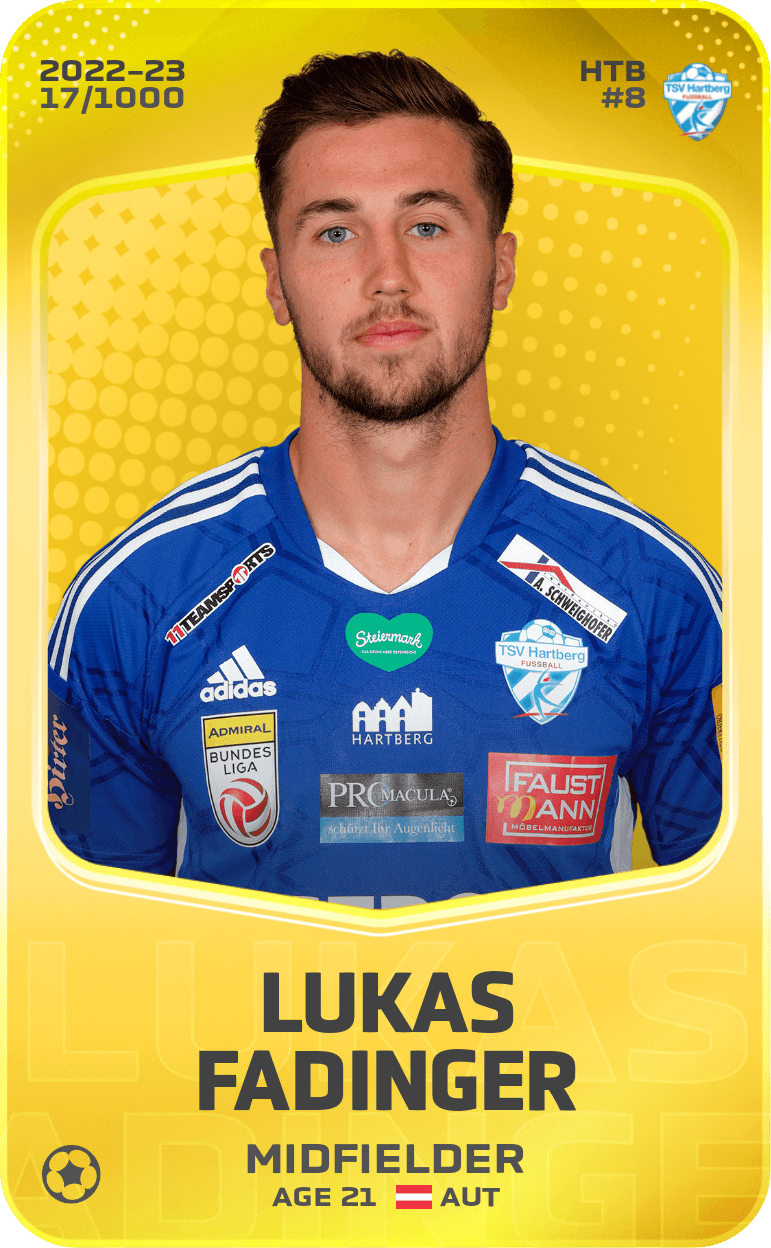 Lukas Fadinger 2022-23 • Limited 17/1000