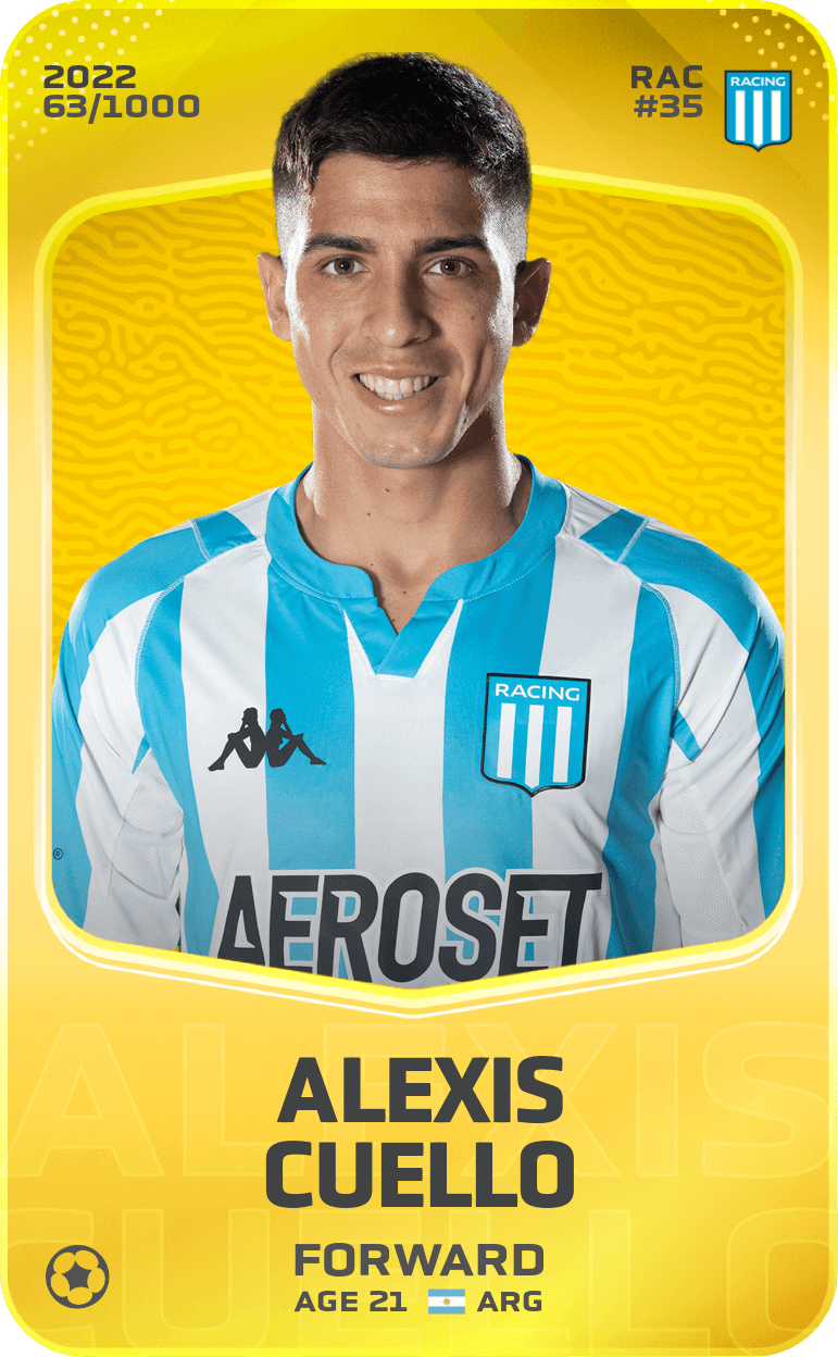 Alexis Cuello 2022-23 • Limited 63/1000