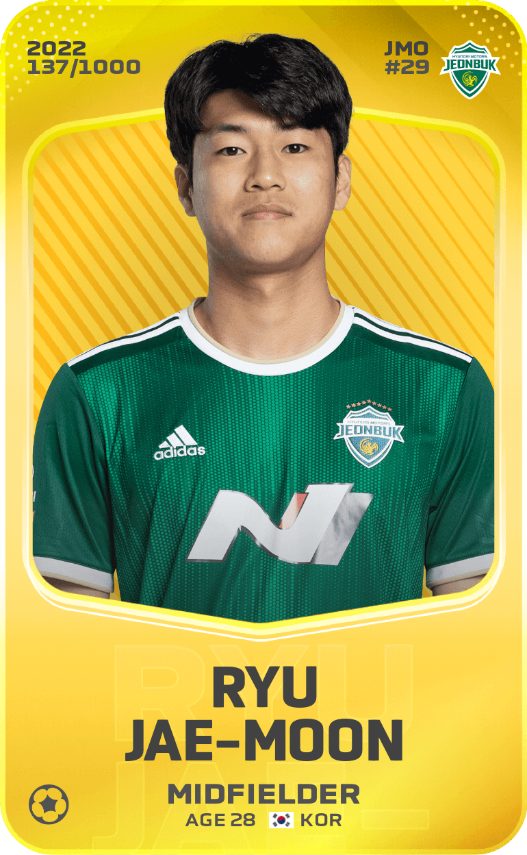 Ryu Jae-Moon 2022-23 • Limited 137/1000