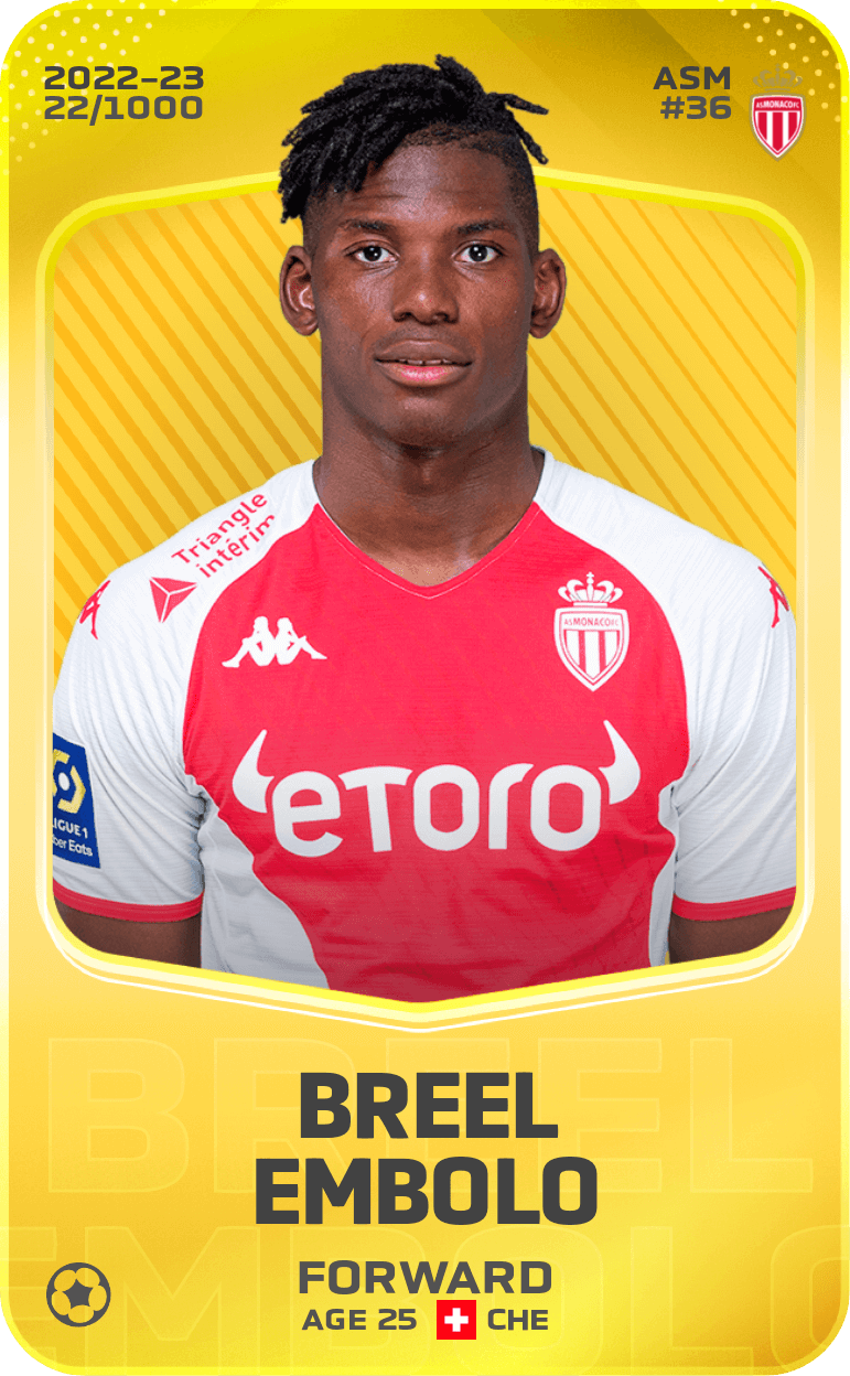 Breel Embolo 2022-23 • Limited 22/1000