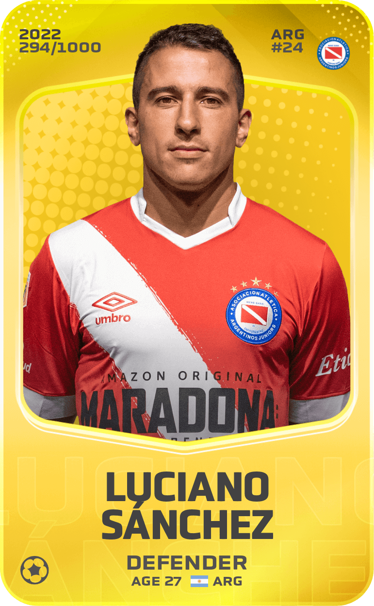 Luciano Sánchez 2022-23 • Limited 294/1000
