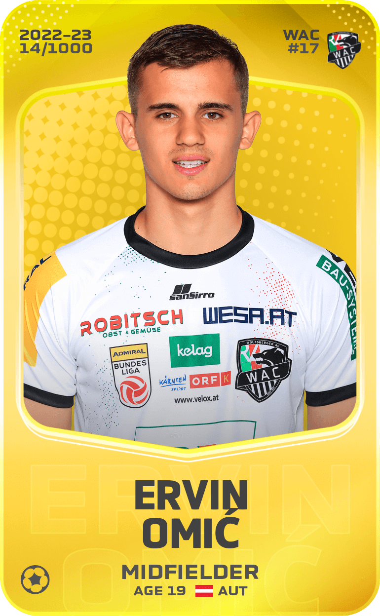 Ervin Omić 2022-23 • Limited 14/1000