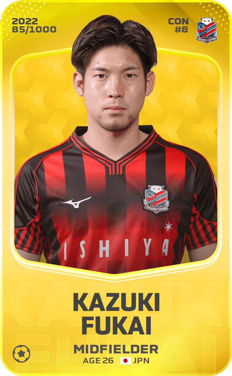 Kazuki Fukai 2022-23 • Limited 85/1000
