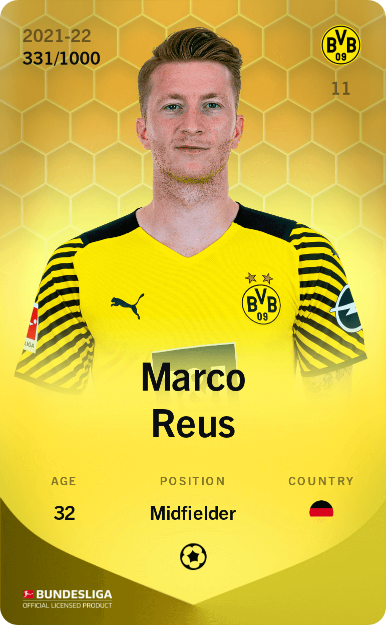 Marco Reus 2021-22 • Limited 331/1000
