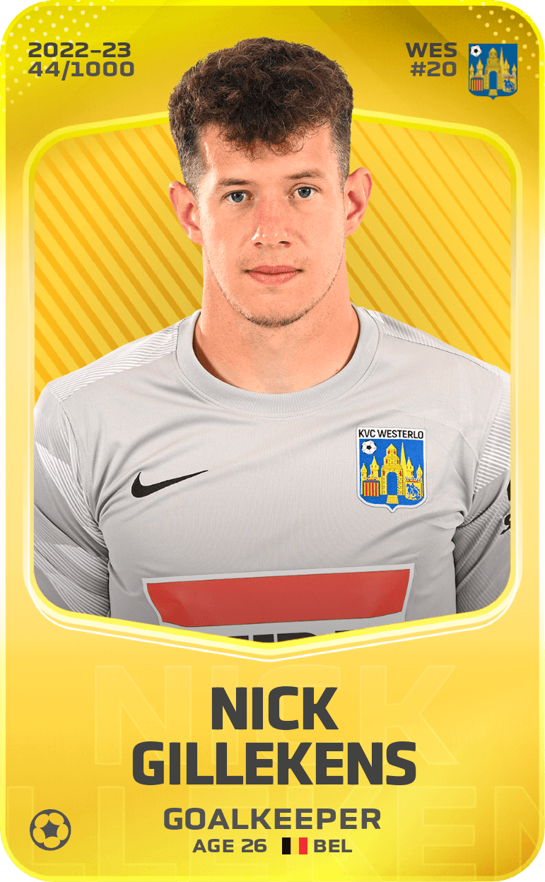 Nick Gillekens 2022-23 • Limited 44/1000