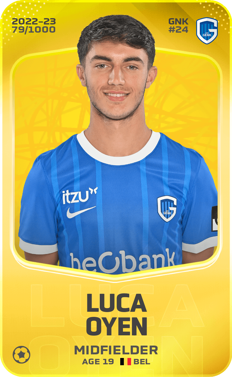 Luca Oyen 2022-23 • Limited 79/1000