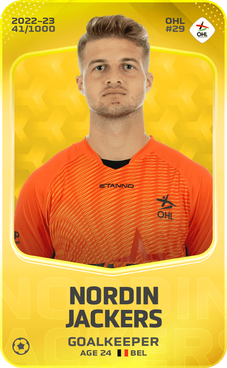 Nordin Jackers 2022-23 • Limited 41/1000