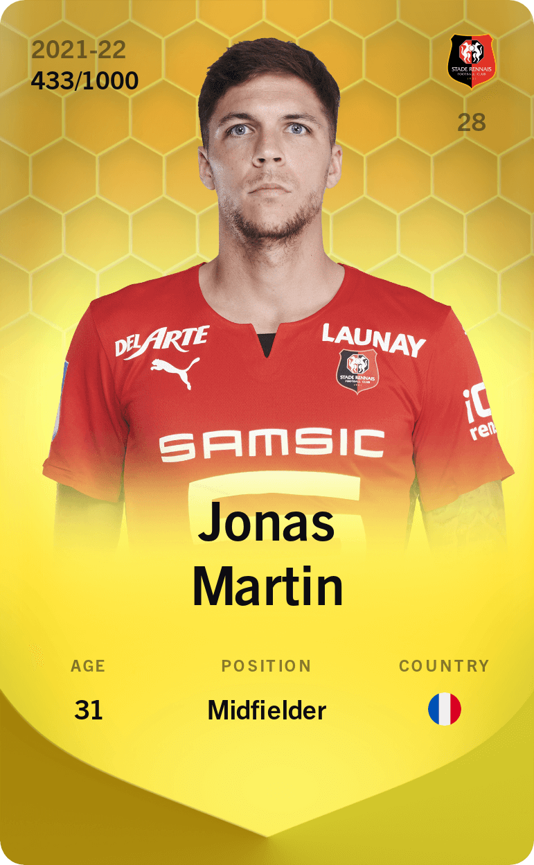Jonas Martin 2021-22 • Limited 433/1000