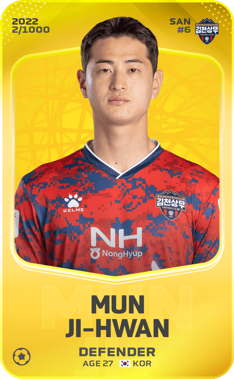 Mun Ji-Hwan 2022-23 • Limited 2/1000