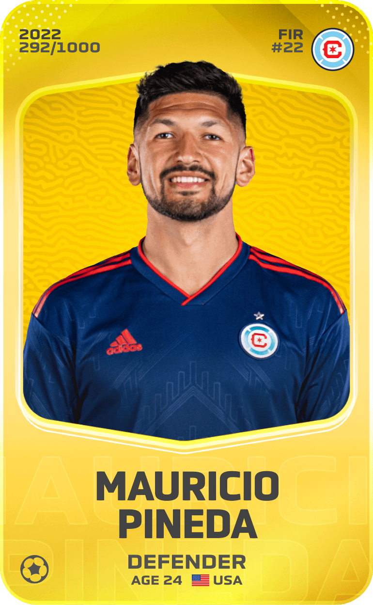 Mauricio Pineda 2022-23 • Limited 292/1000