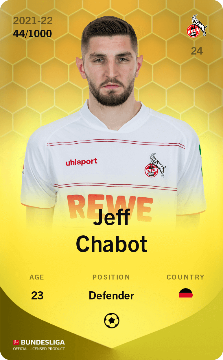 Jeff Chabot 2021-22 • Limited 44/1000