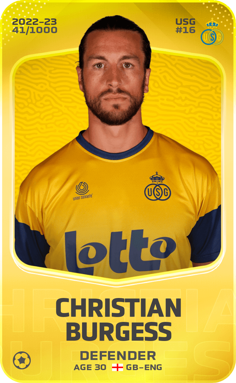 Christian Burgess 2022-23 • Limited 41/1000
