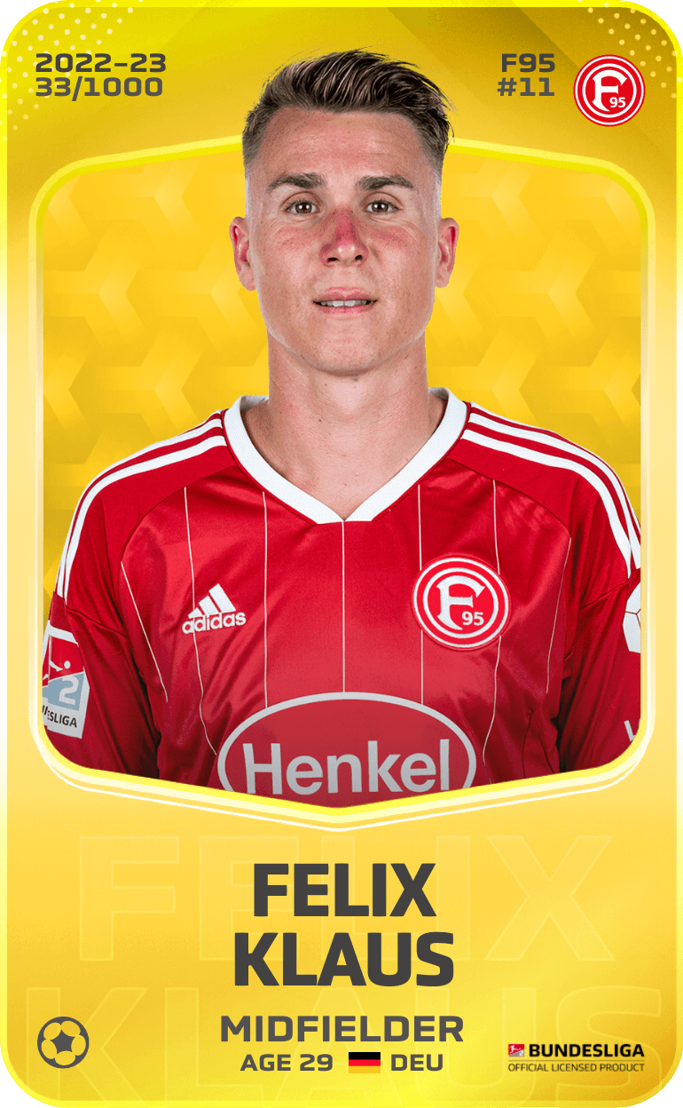 Felix Klaus 2022-23 • Limited 33/1000