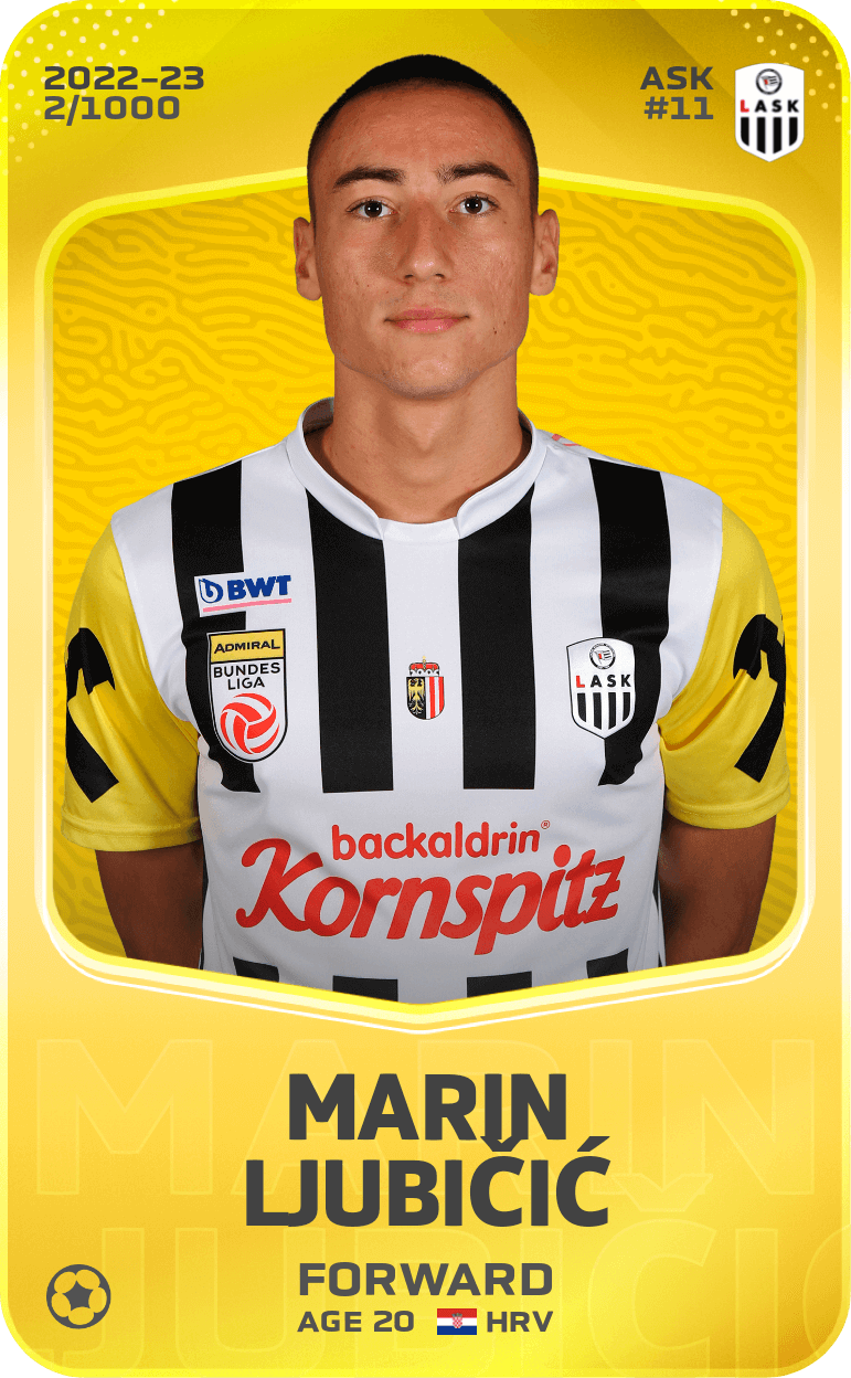 Marin Ljubičić 2022-23 • Limited 2/1000