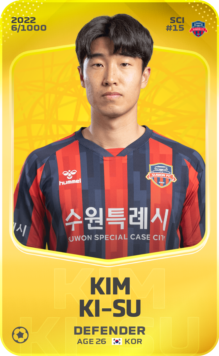 Sorare - Sorare Official - Kim Ki-Su 2022-23 • Limited 6/1000 - NFT # 111220408121178540973941179272527716639087156239549165503673479299493515601221