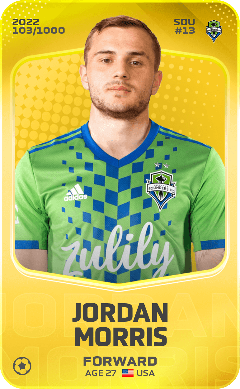 Jordan Morris 2022-23 • Limited 103/1000