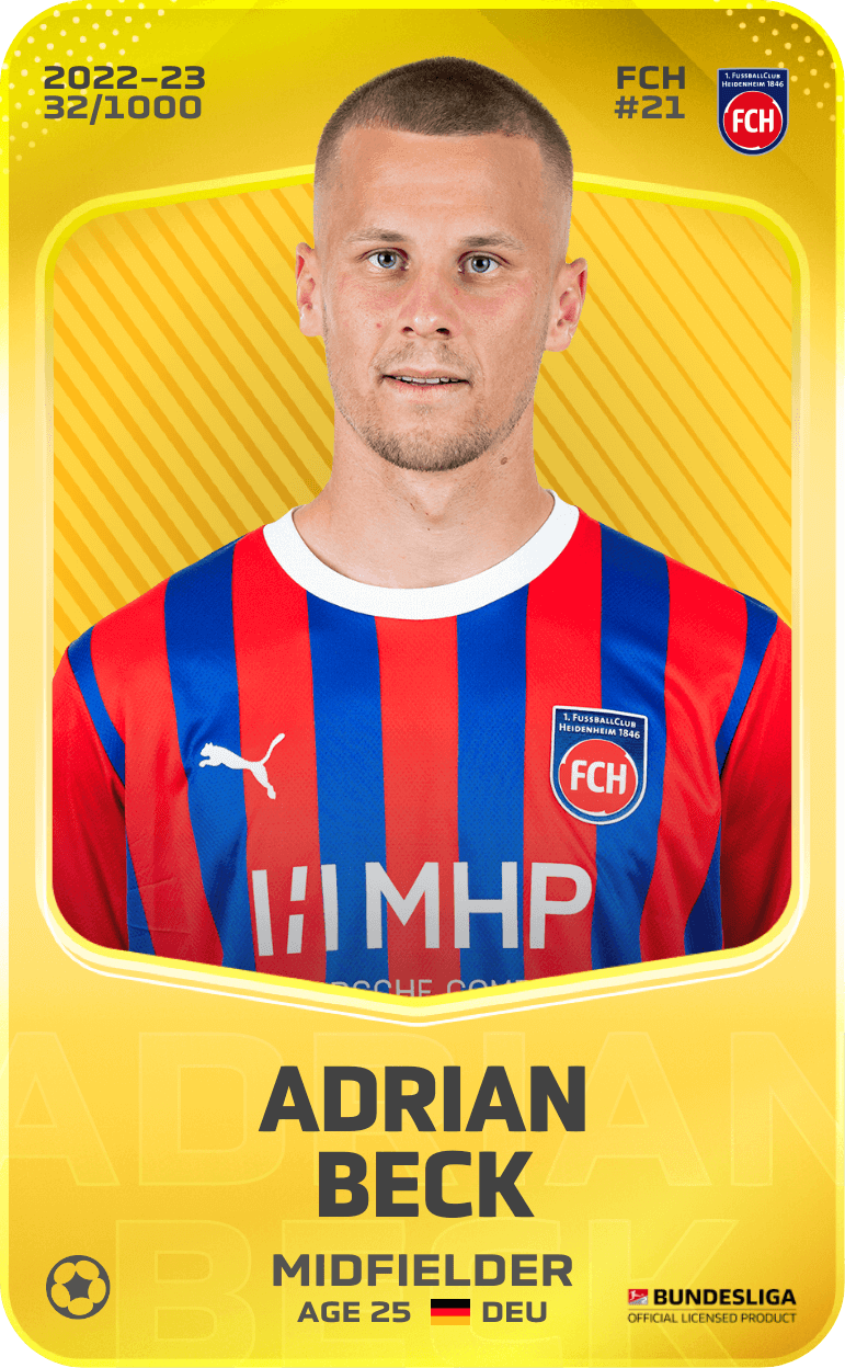 Adrian Beck 2022-23 • Limited 32/1000