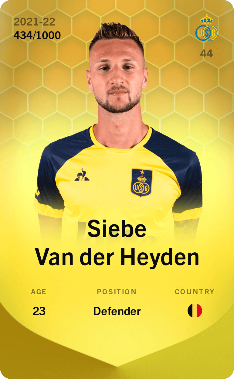 Siebe Van der Heyden 2021-22 • Limited 434/1000