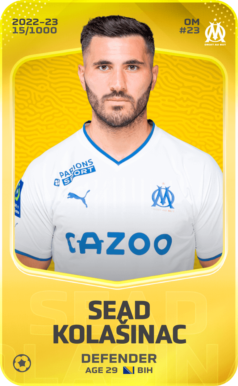 Sead Kolašinac 2022-23 • Limited 15/1000