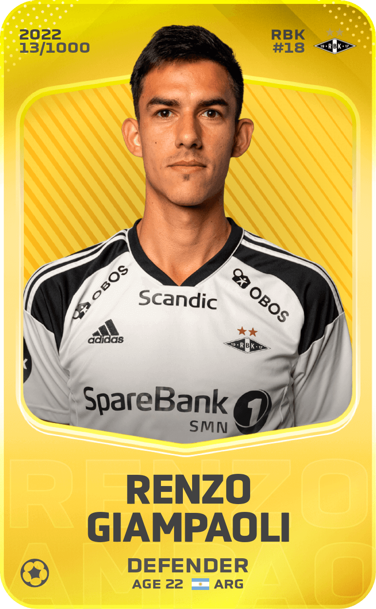 Renzo Giampaoli 2022-23 • Limited 13/1000