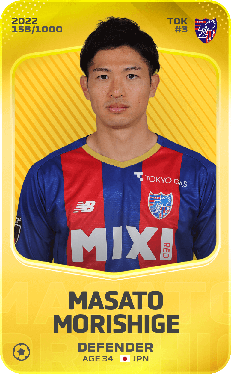 Masato Morishige 2022-23 • Limited 158/1000