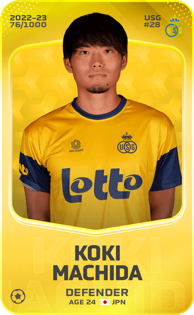 Koki Machida 2022-23 • Limited 76/1000