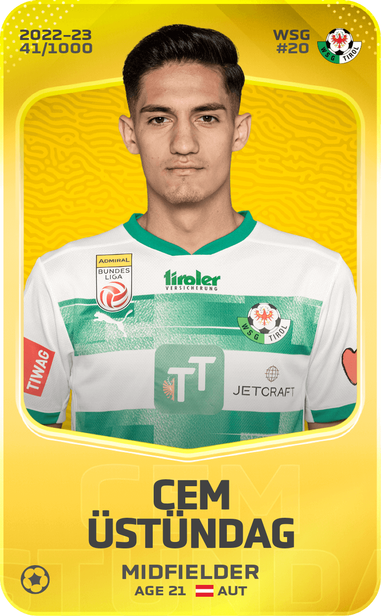 Cem Üstündag 2022-23 • Limited 41/1000