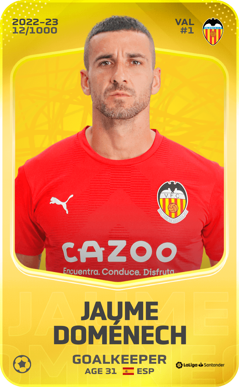Jaume Doménech 2022-23 • Limited 12/1000