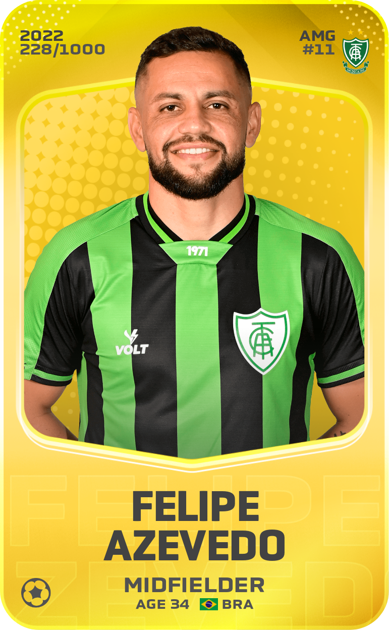 Sorare - Sorare Official - Felipe Azevedo 2022-23 • Limited 228/1000 - NFT # 87609531738420662327393207684377162087677610632636896370899061283792171628784