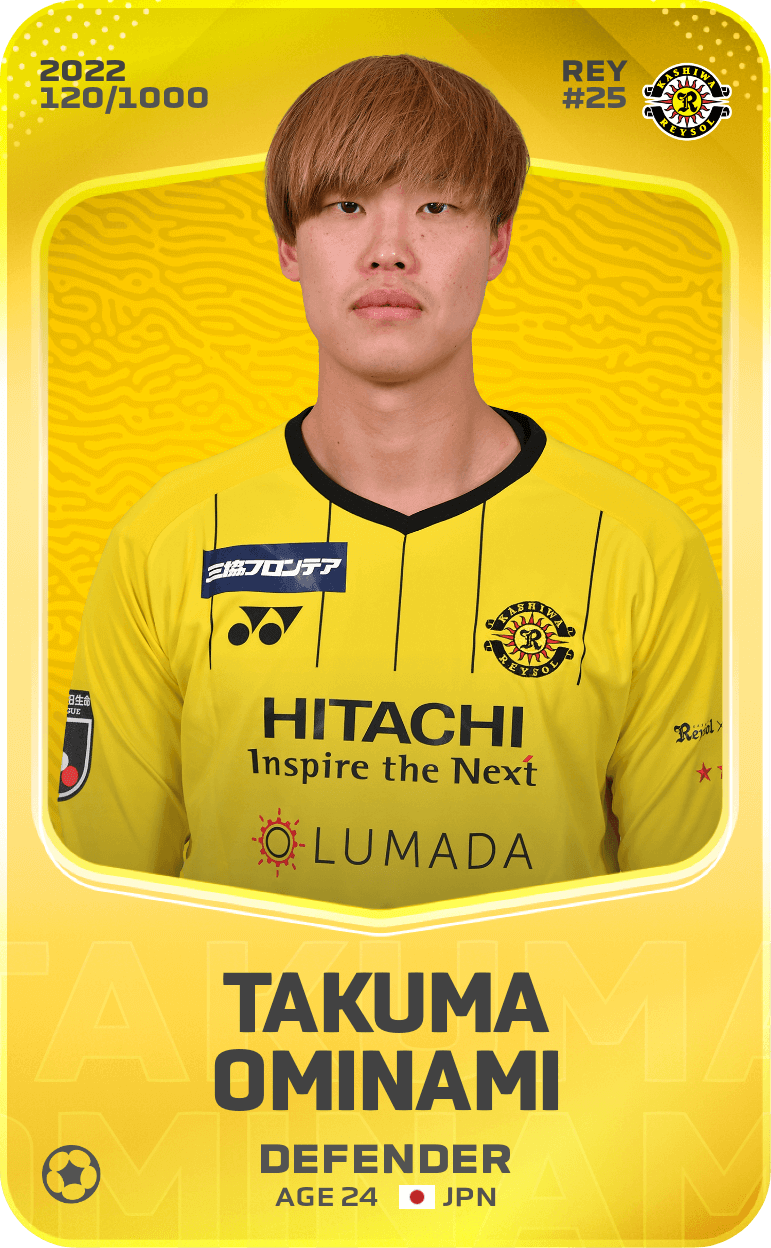 Takuma Ominami 2022-23 • Limited 120/1000