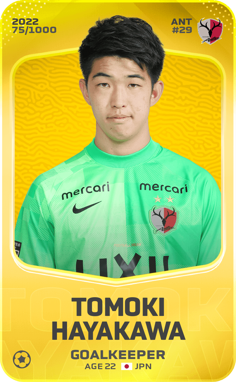 Tomoki Hayakawa 2022-23 • Limited 75/1000