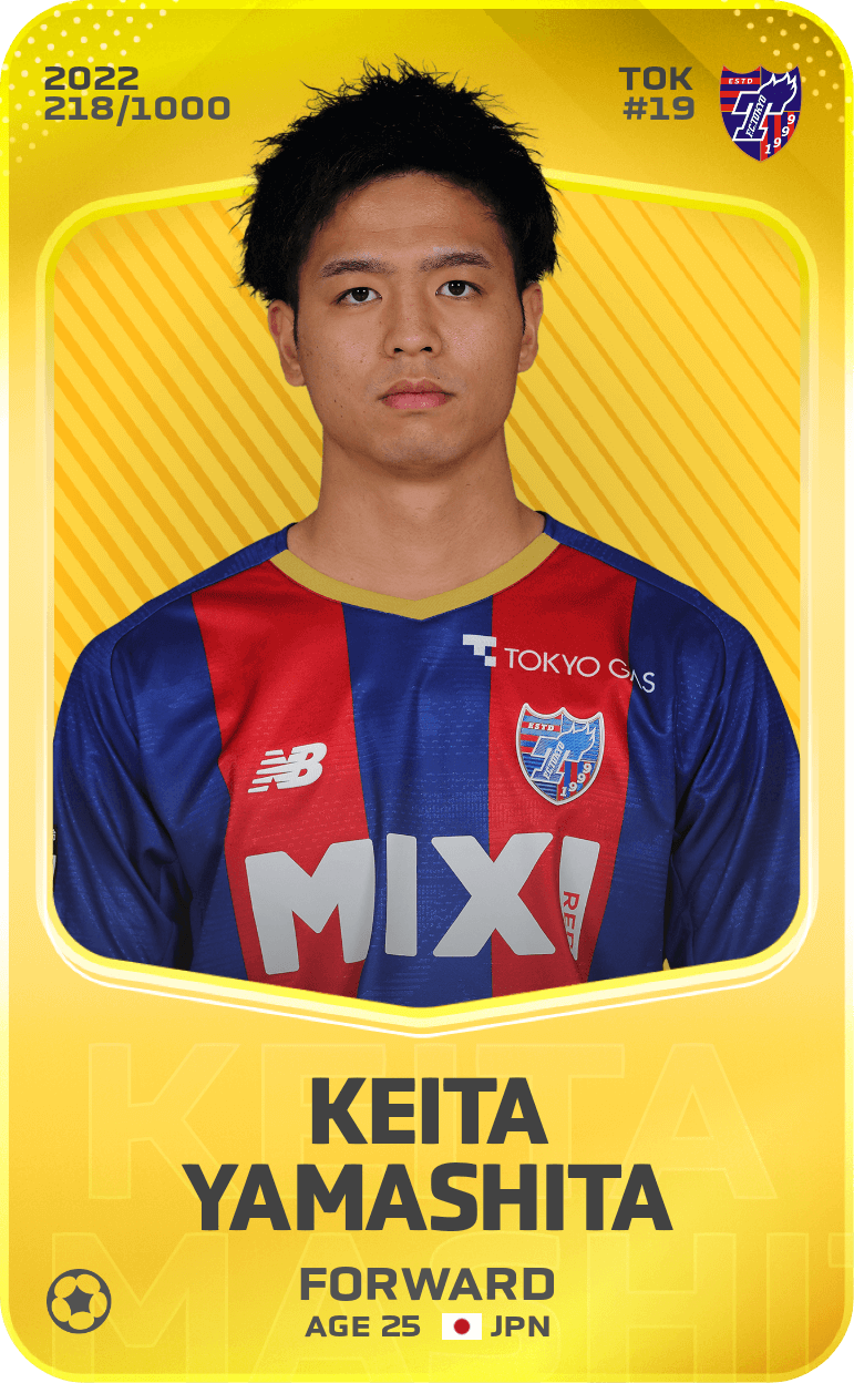 Keita Yamashita 2022-23 • Limited 218/1000