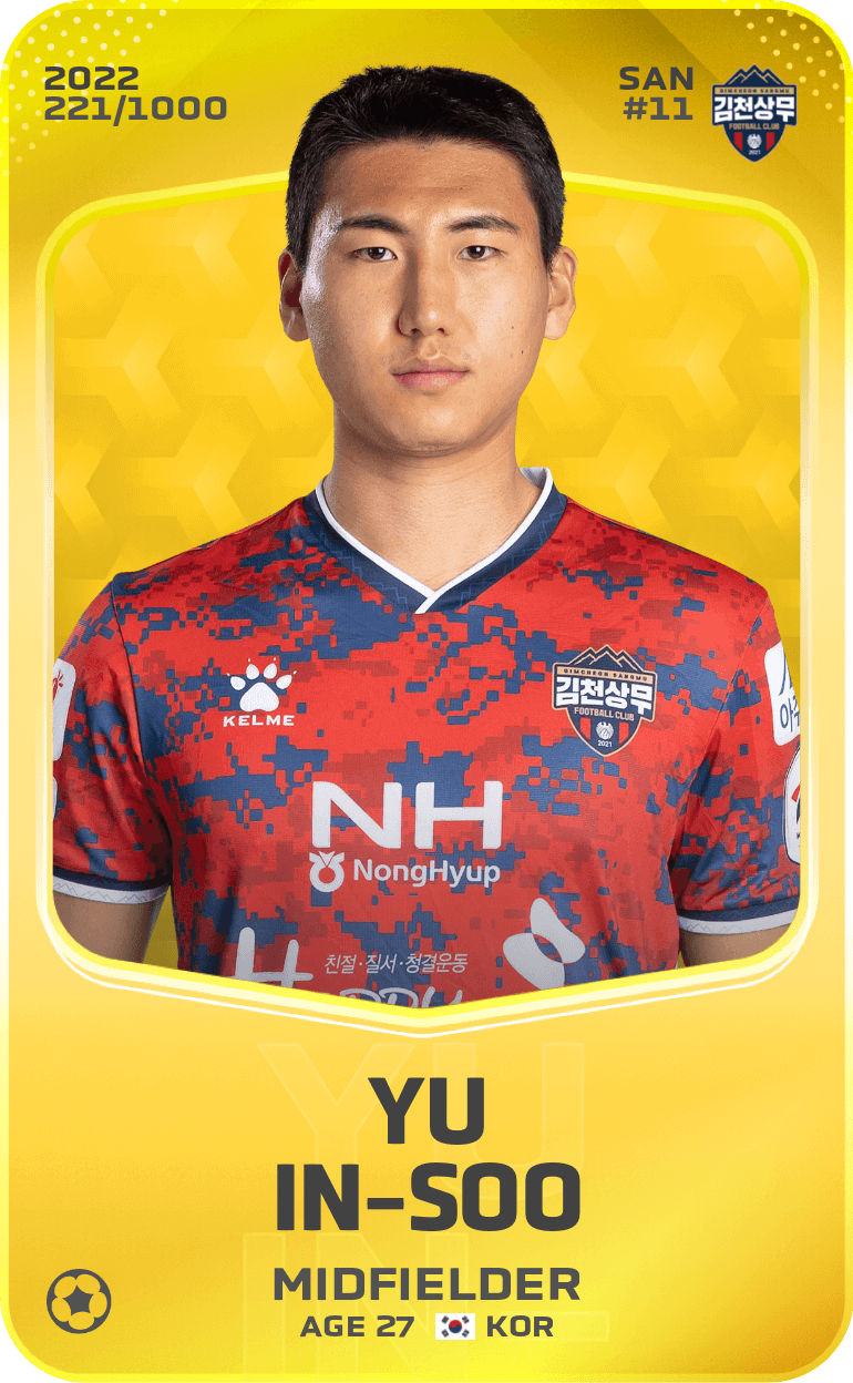 Yu In-Soo 2022-23 • Limited 221/1000