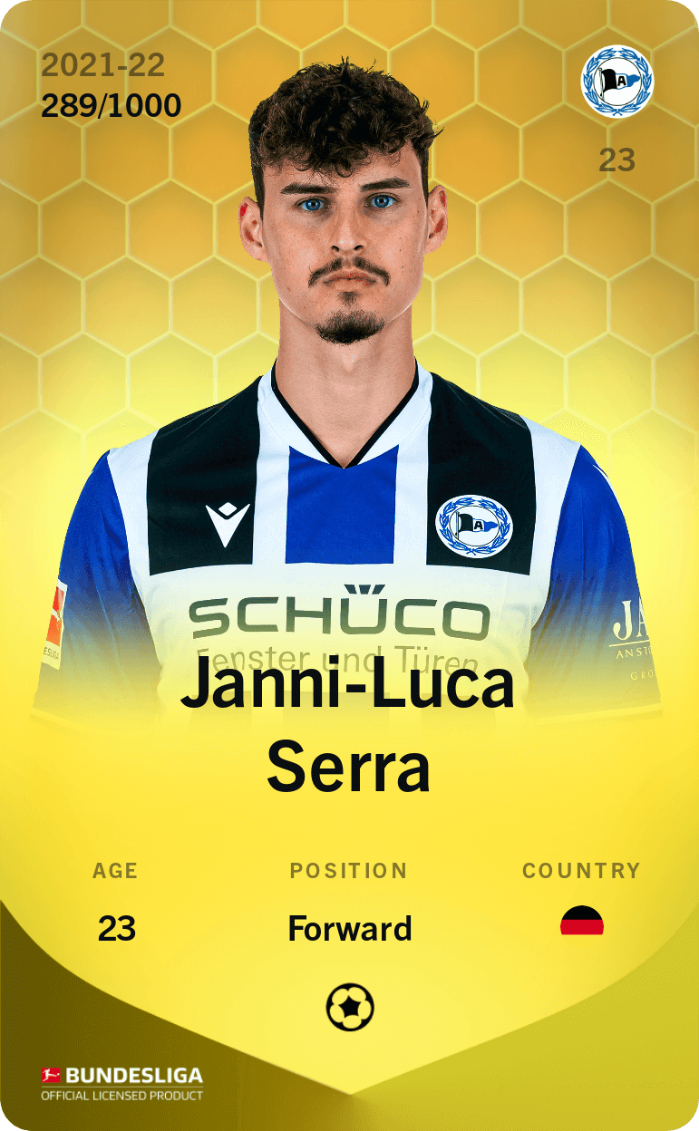 Janni-Luca Serra 2021-22 • Limited 289/1000