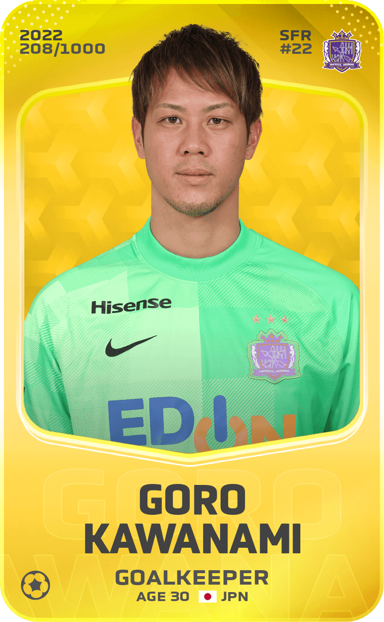 Goro Kawanami 2022-23 • Limited 208/1000