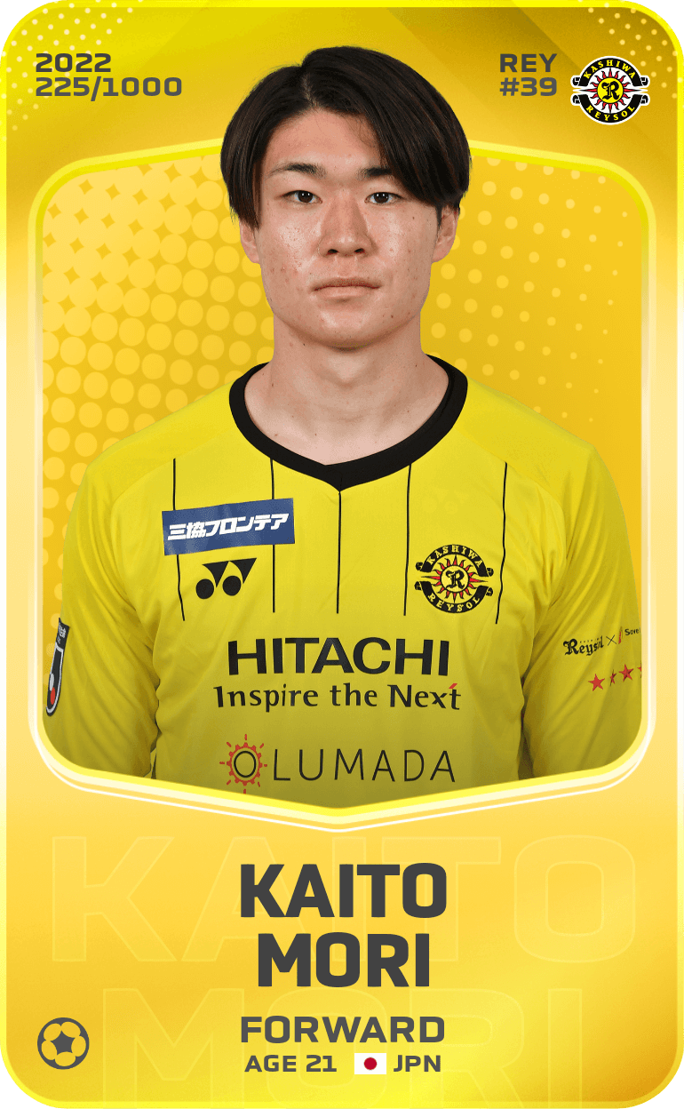 Kaito Mori 2022-23 • Limited 225/1000