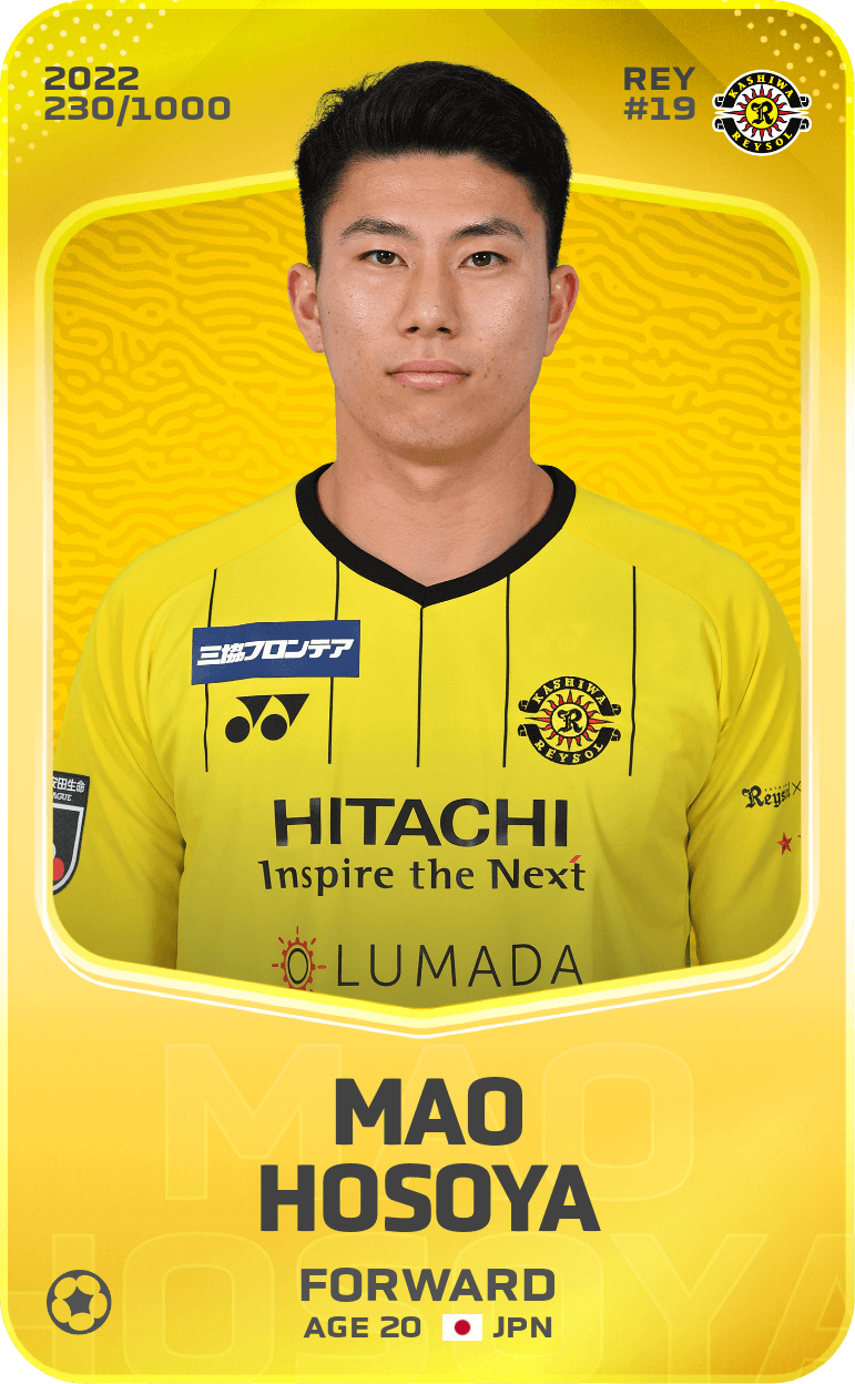 Mao Hosoya 2022-23 • Limited 230/1000