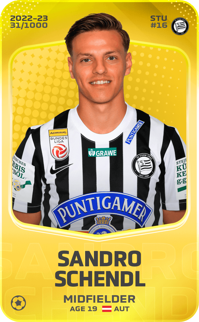 Sandro Schendl 2022-23 • Limited 31/1000