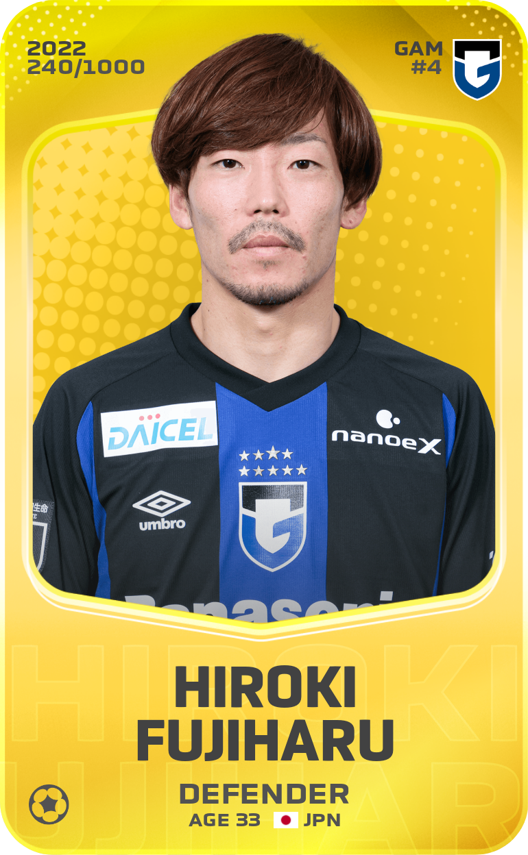 Sorare - Sorare Official - Hiroki Fujiharu 2022-23 • Limited 240/1000 - NFT # 31050227989535896871198668197684124956657945234776899170989463868199326925891