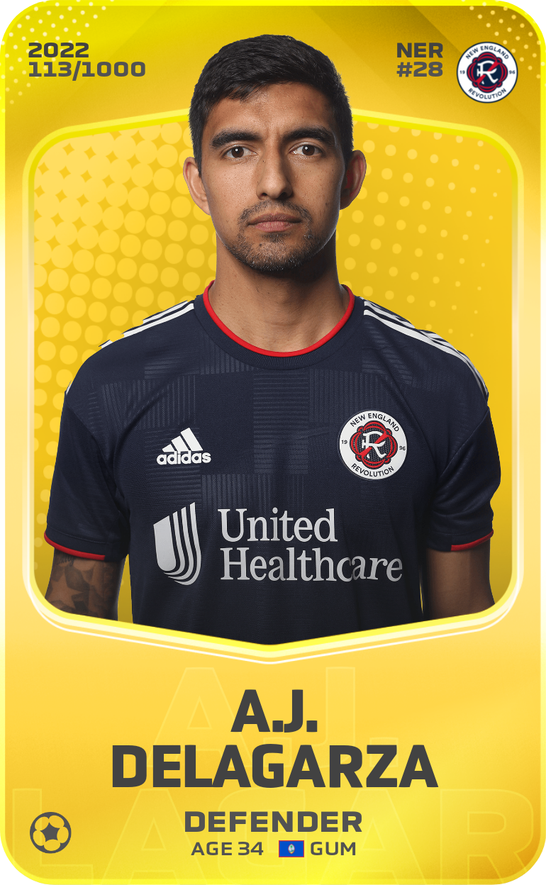 Sorare - Sorare Official - A.J. DeLaGarza 2022-23 • Limited 113/1000 - NFT # 76841587848495297067961129505363018270588442703852356434125000943128256540649