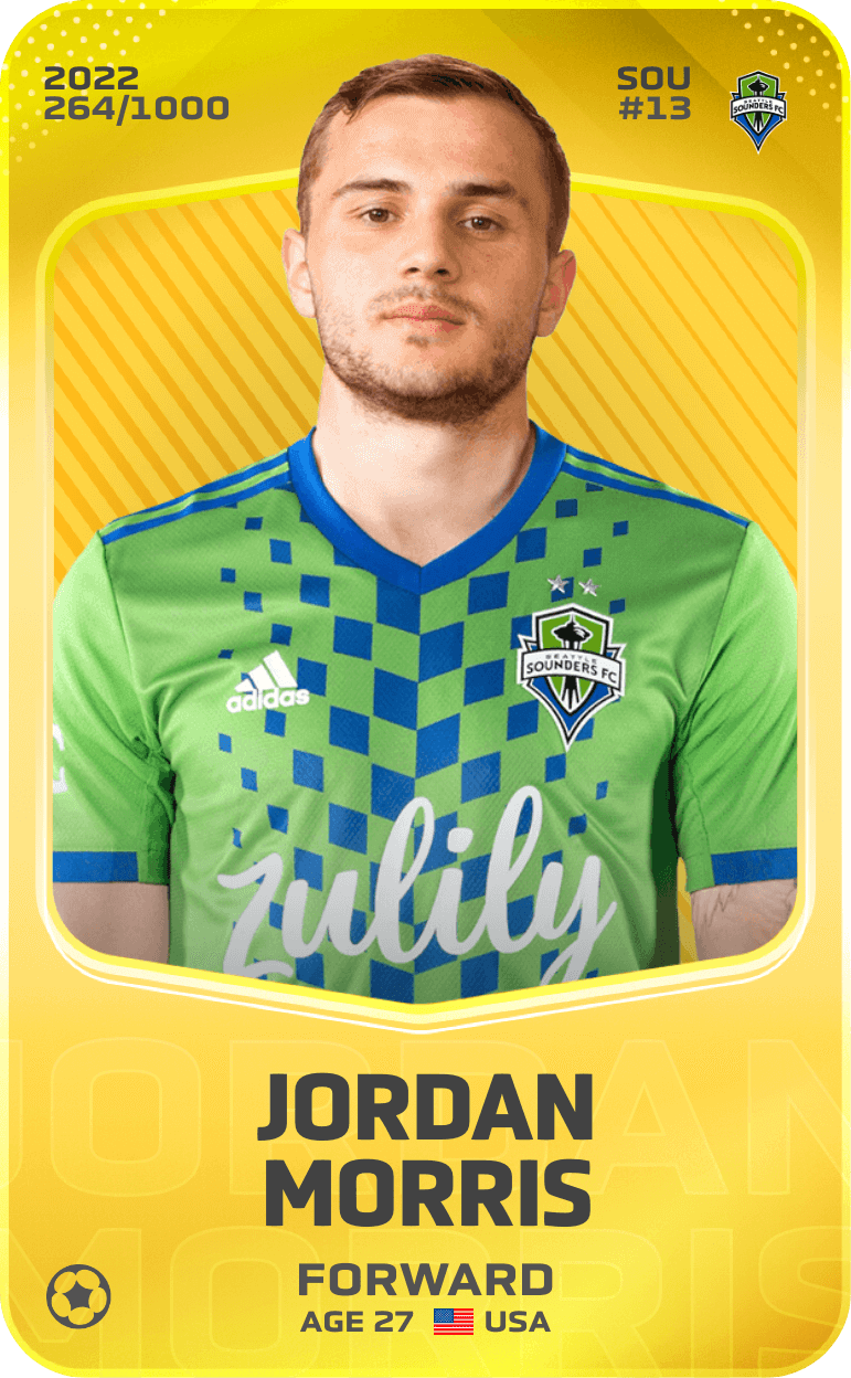 Jordan Morris 2022-23 • Limited 264/1000