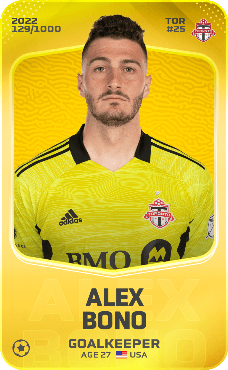 Alex Bono 2022-23 • Limited 129/1000