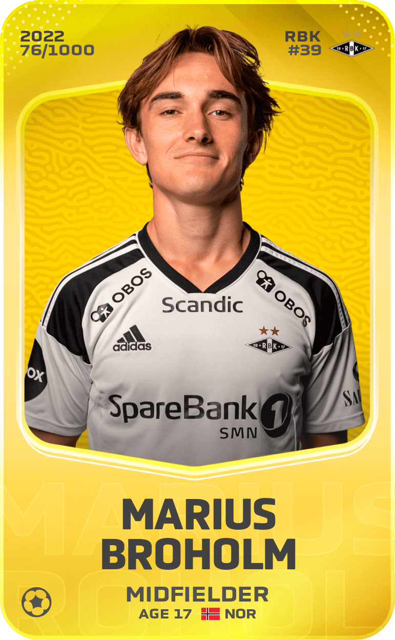 Marius Broholm 2022-23 • Limited 76/1000