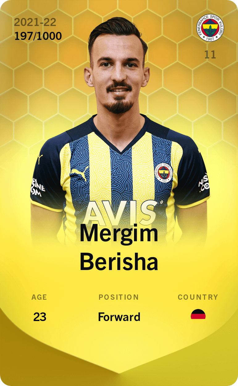 Mergim Berisha 2021-22 • Limited 197/1000